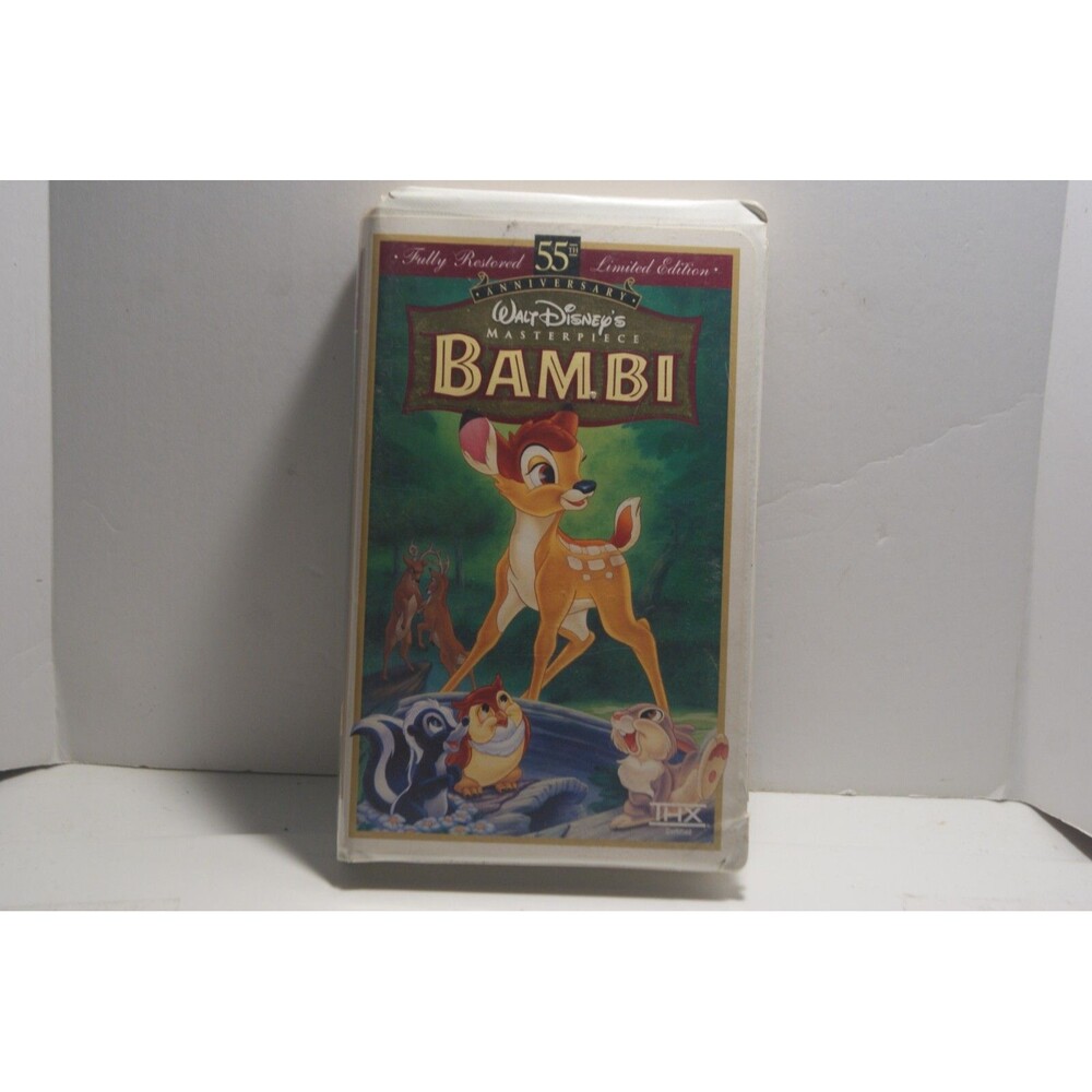 Bambi: 55th Anniversary Walt Disney's Masterpiece (VHS, Limited Edition)